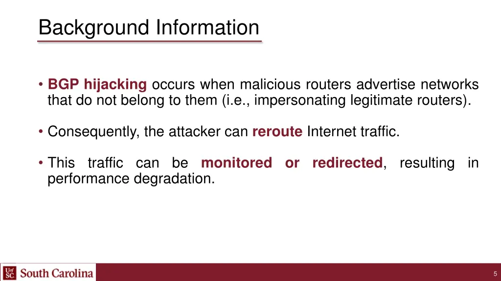 background information 1