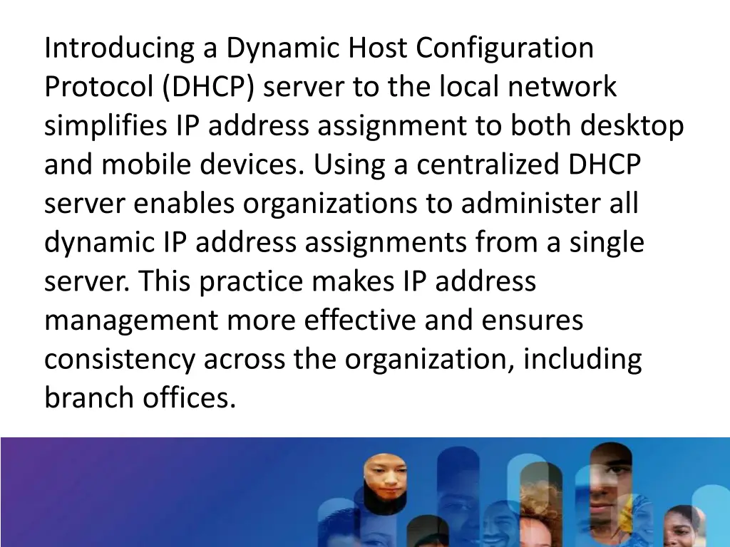 introducing a dynamic host configuration protocol