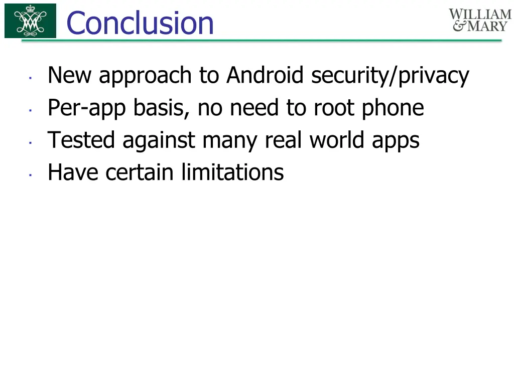 conclusion
