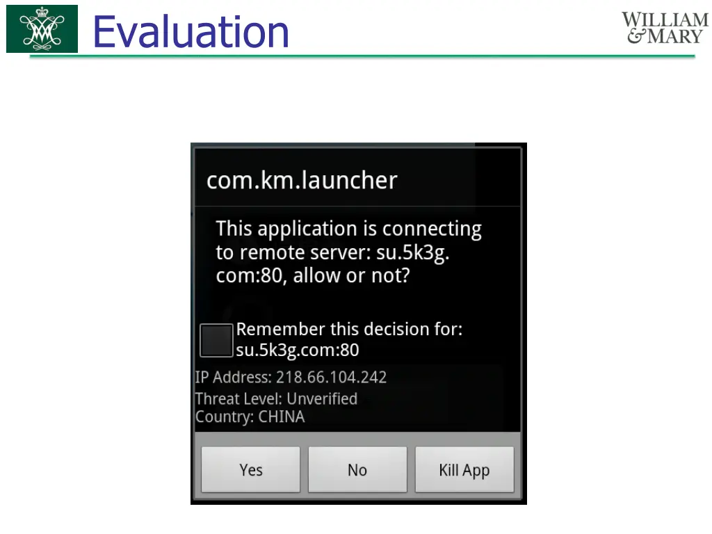 evaluation 3