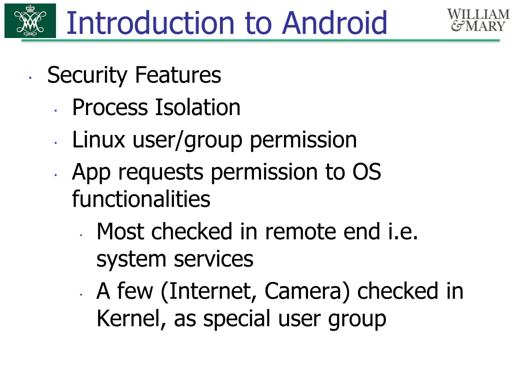 introduction to android