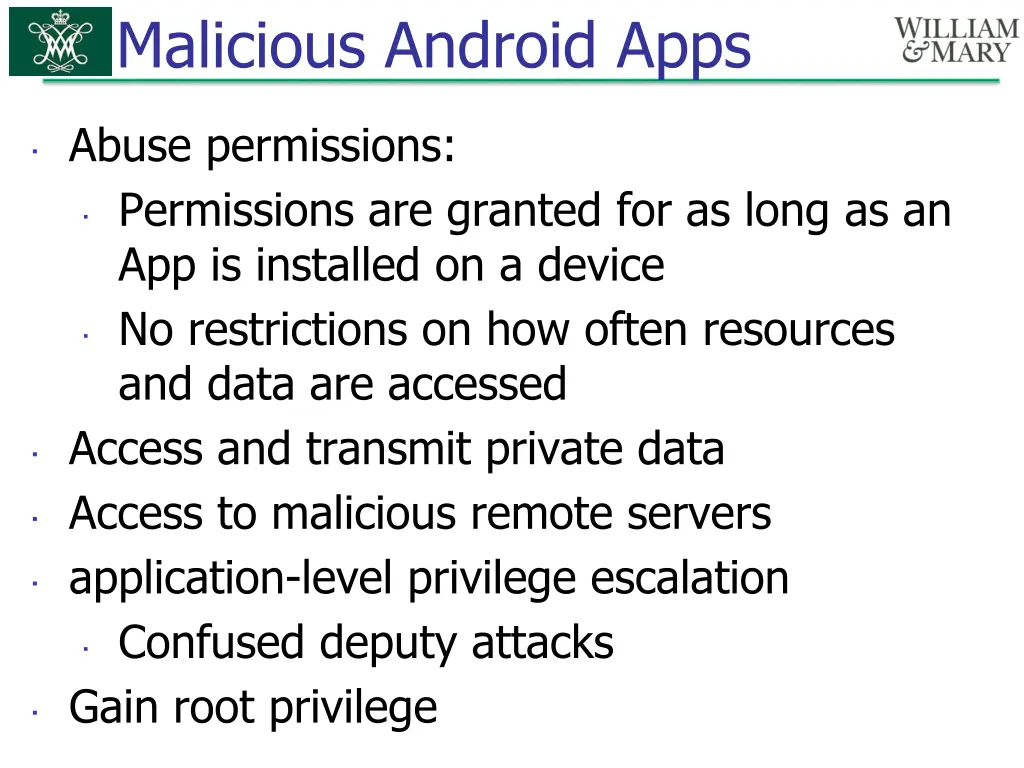 malicious android apps