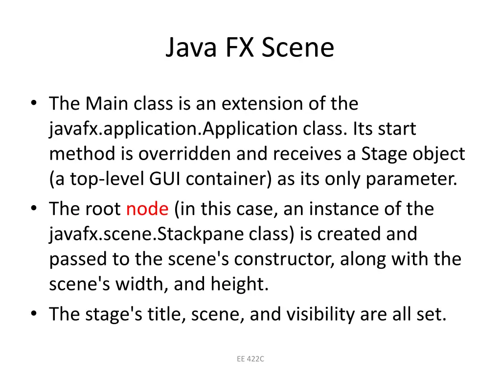 java fx scene