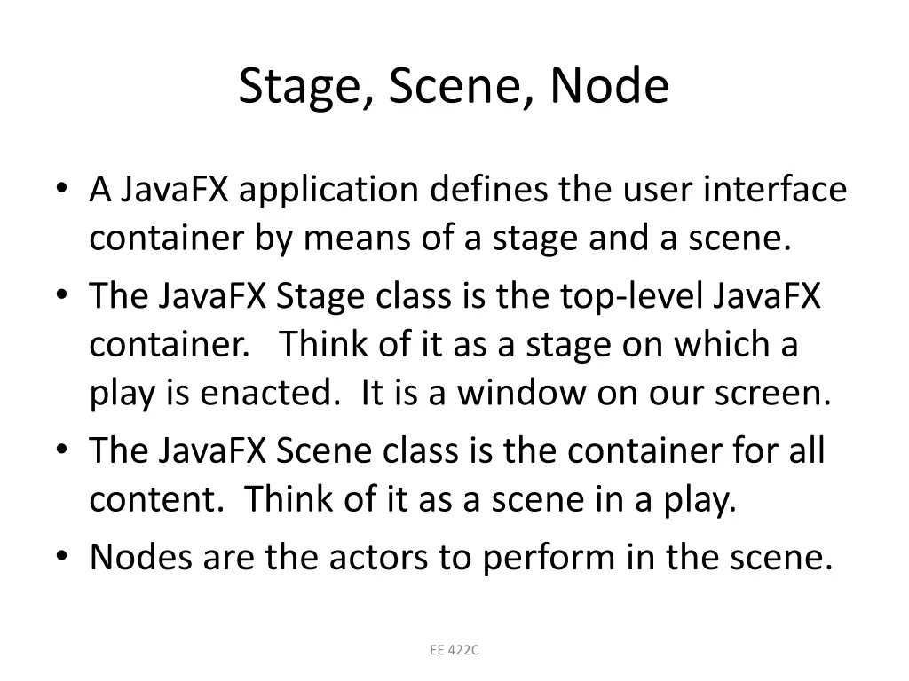 stage scene node