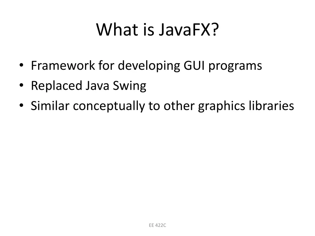 what is javafx