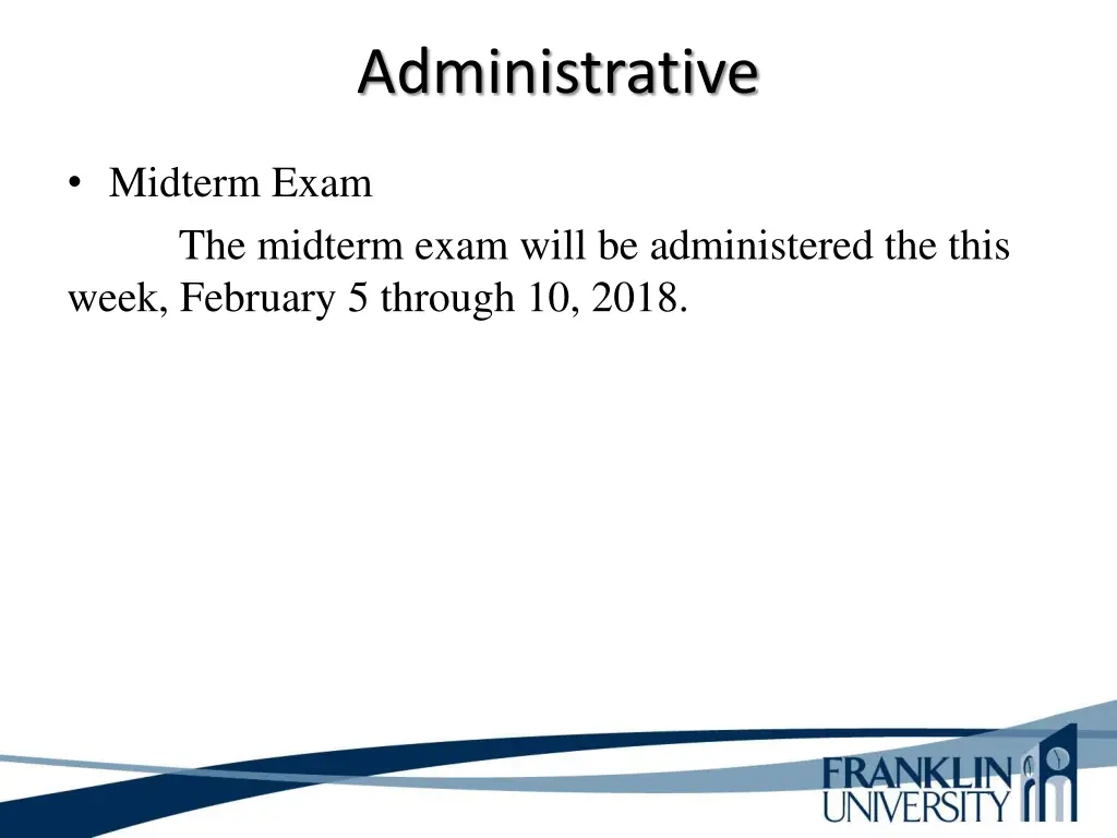 administrative