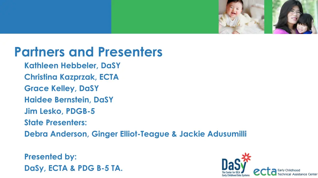 partners and presenters kathleen hebbeler dasy
