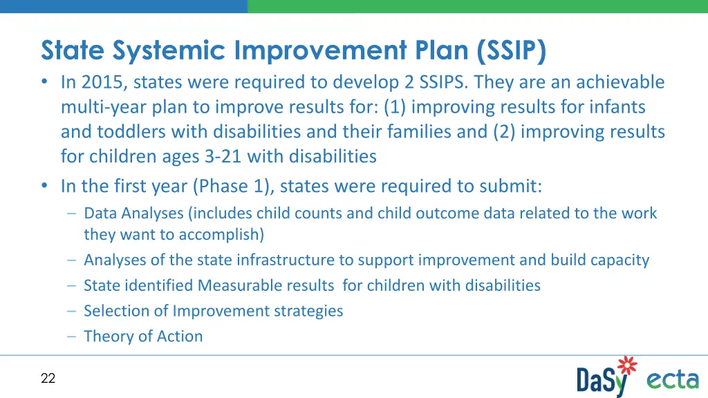 state systemic improvement plan ssip in 2015