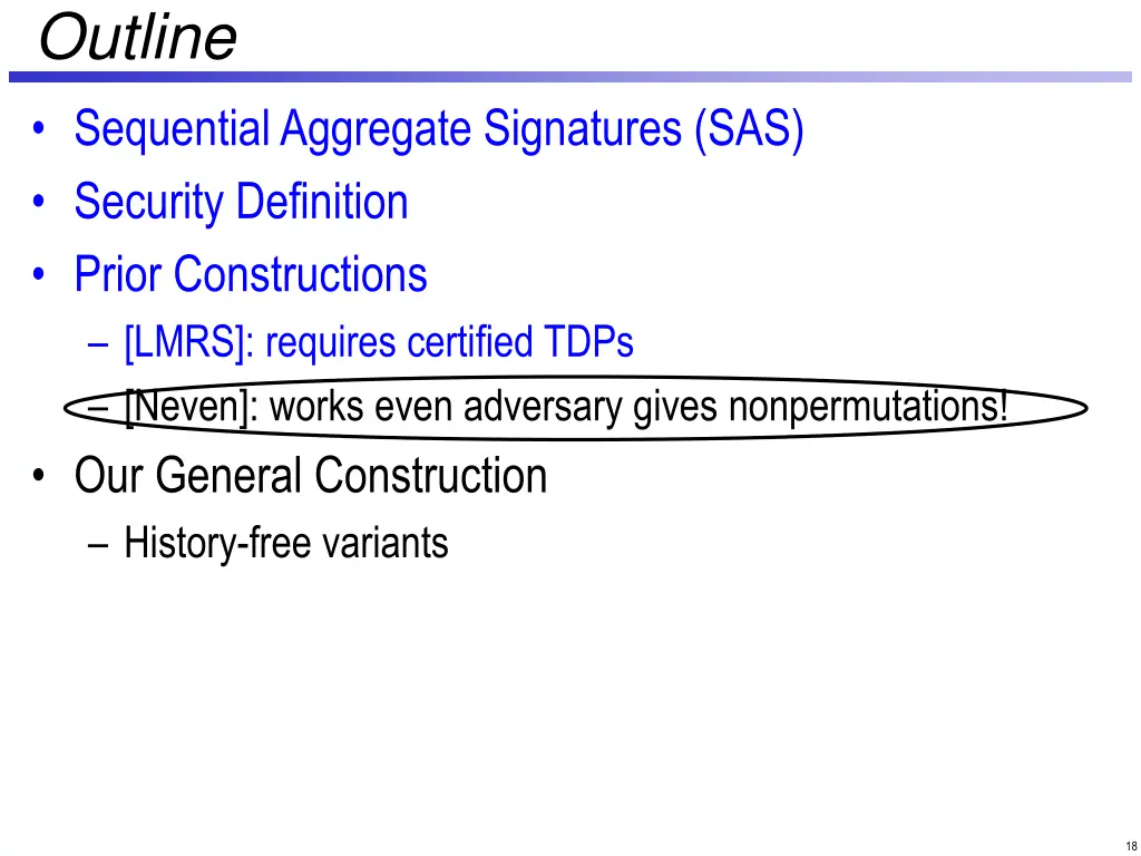 outline sequential aggregate signatures 2