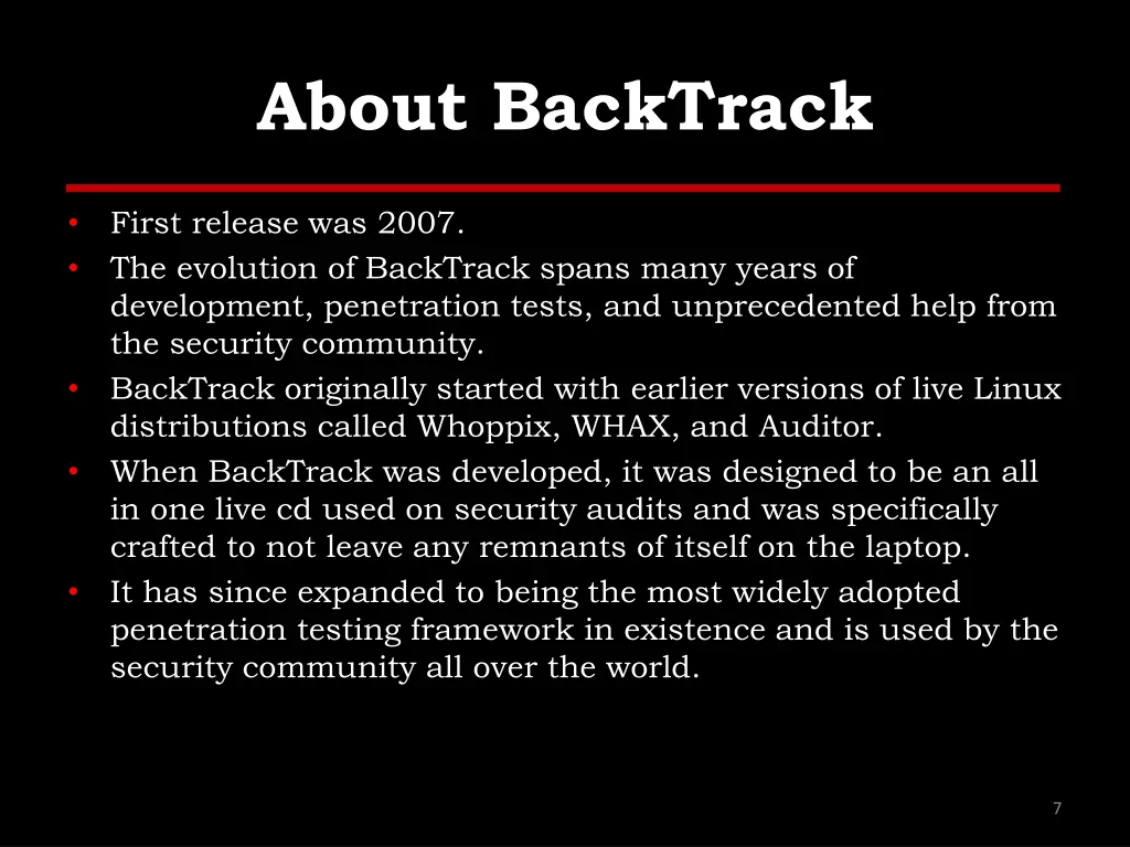 about backtrack