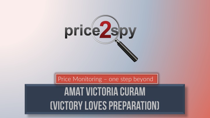 price monitoring one step beyond