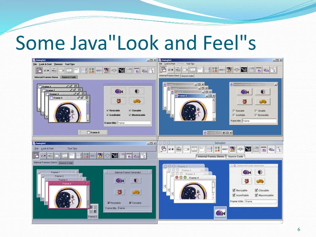 some java look and feel s