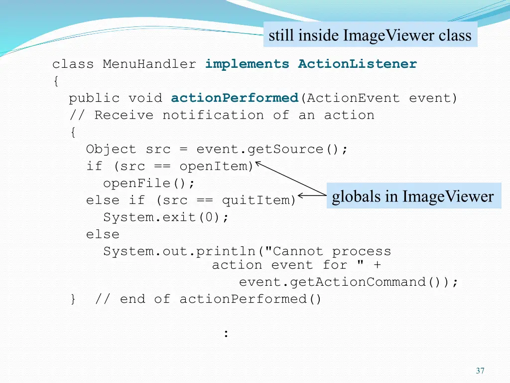 still inside imageviewer class