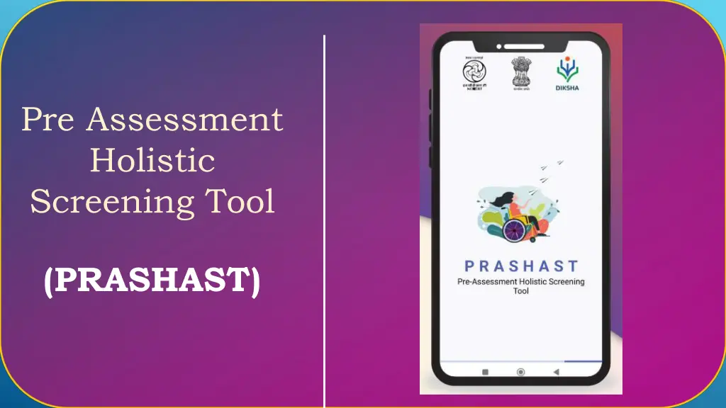pre assessment holistic screening tool