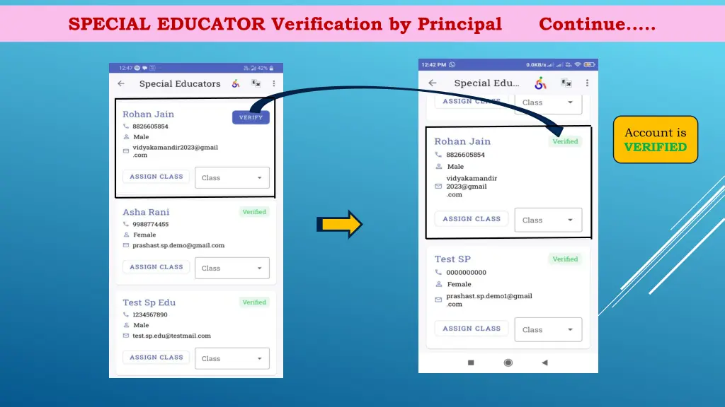 special educator verification by principal 1