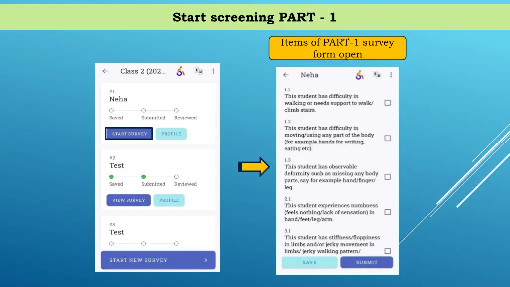 start screening part 1