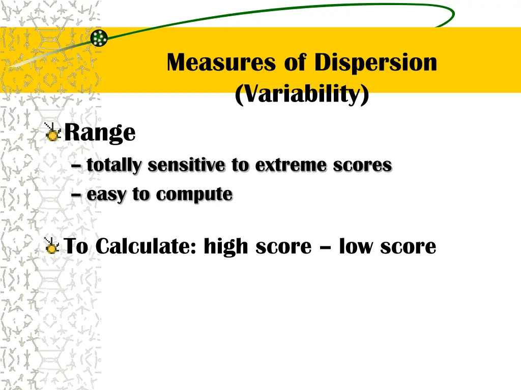 measures of dispersion variability