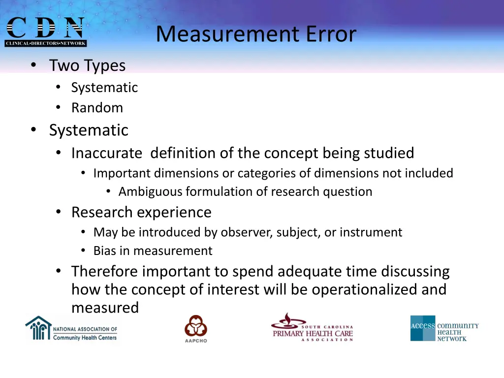 measurement error 2