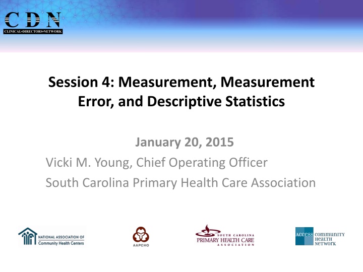 session 4 measurement measurement error