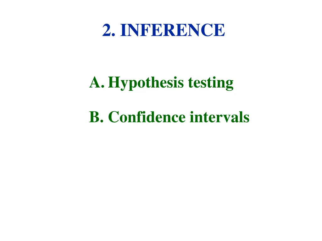 2 inference