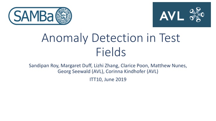 anomaly detection in test fields