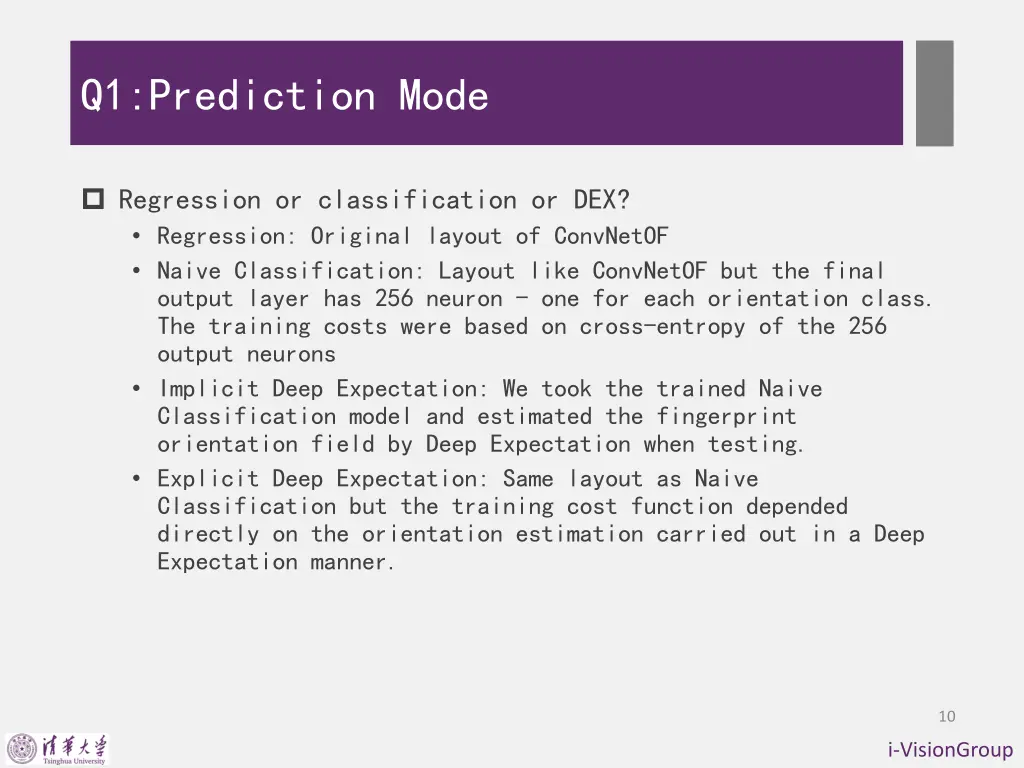 q1 prediction mode