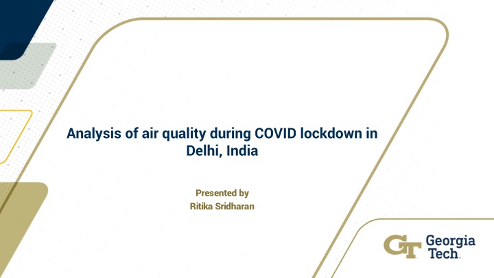 analysis of air quality during covid lockdown