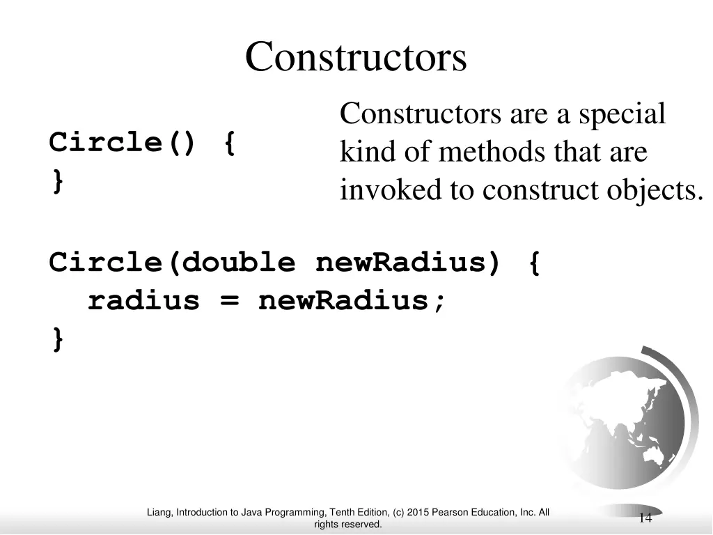 constructors constructors are a special kind