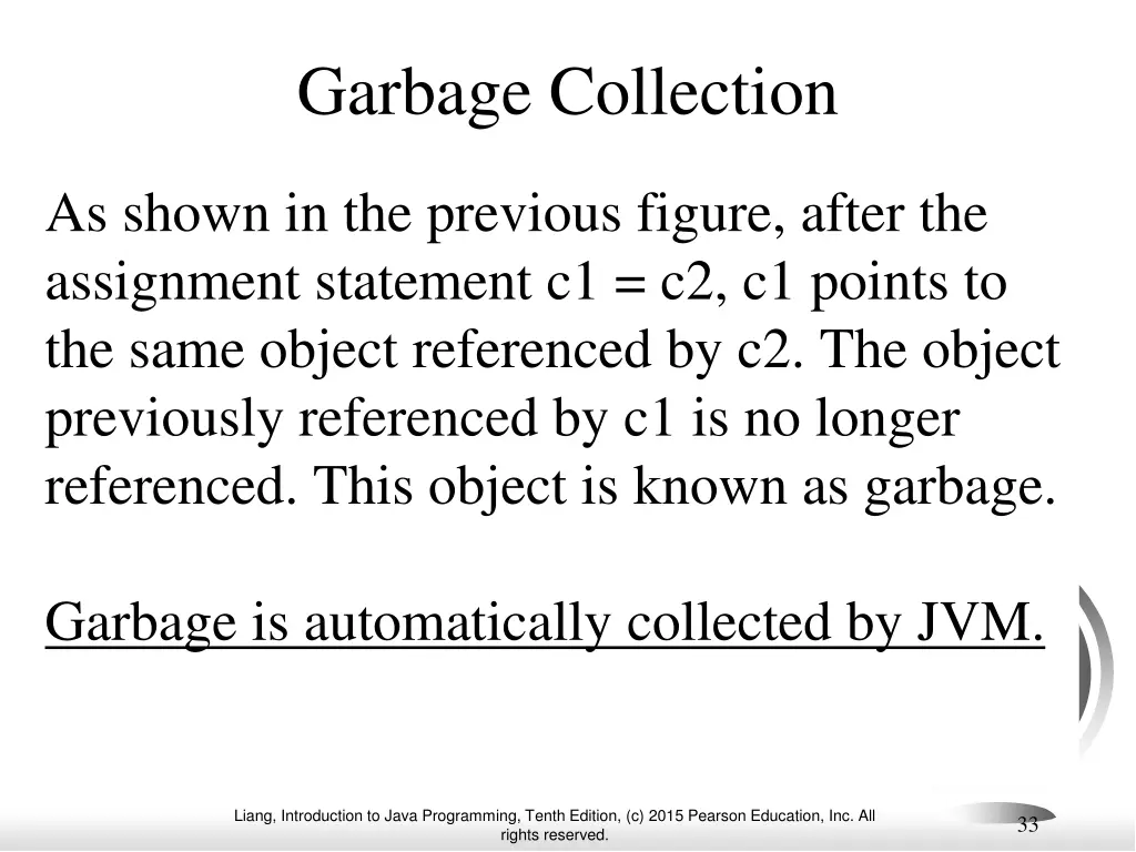 garbage collection