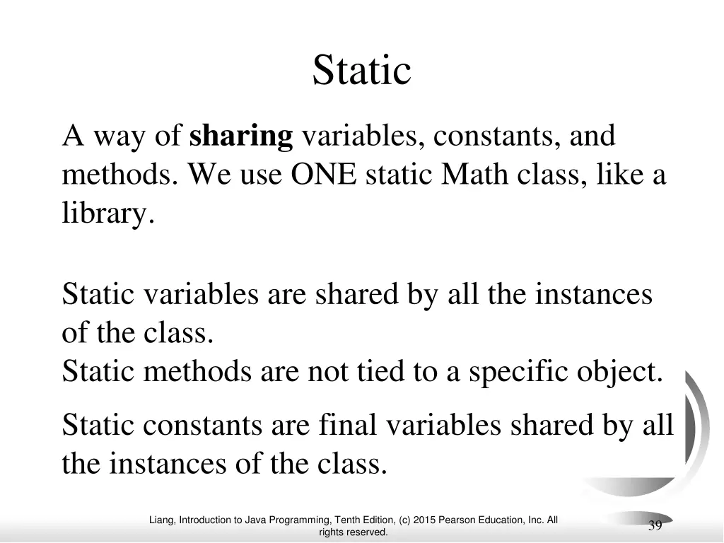 static