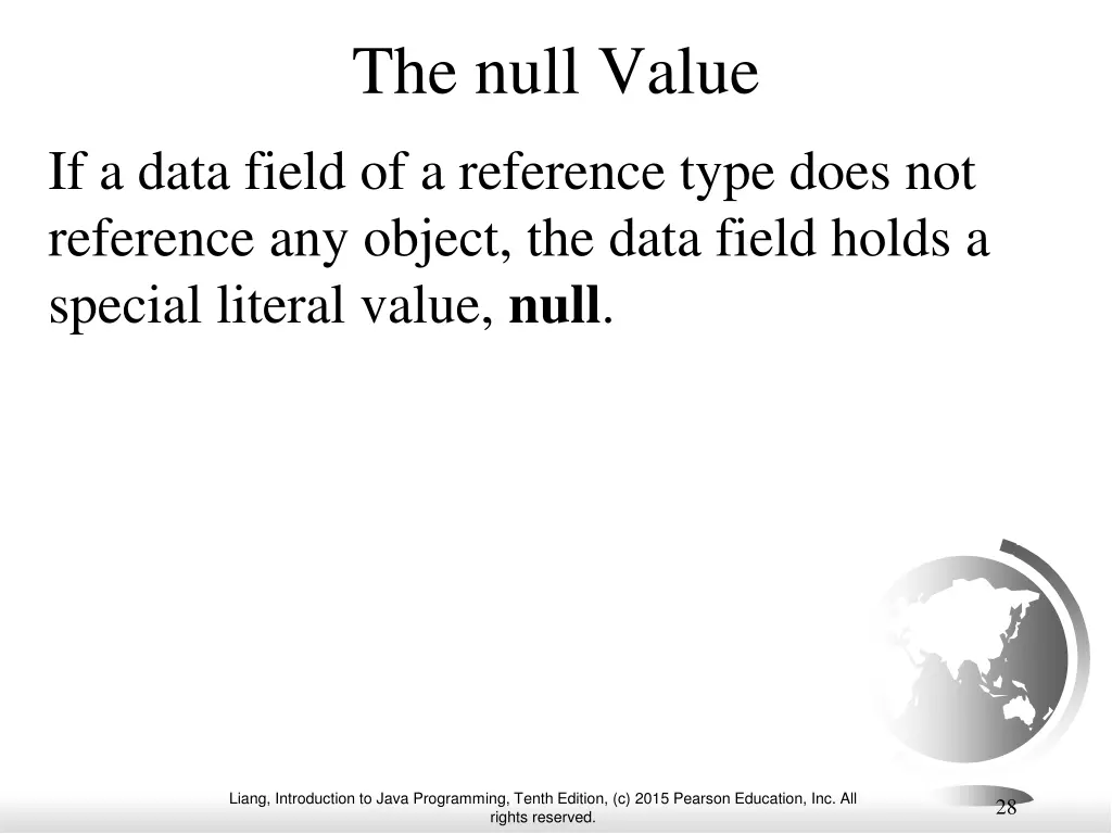 the null value