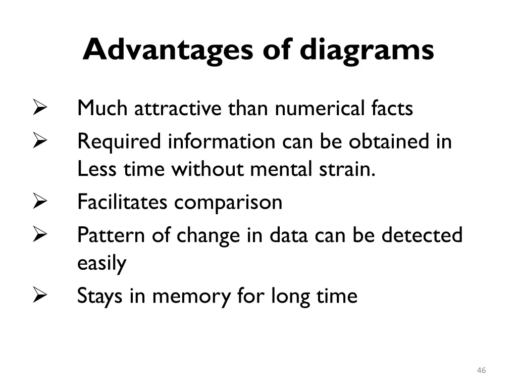 advantages of diagrams