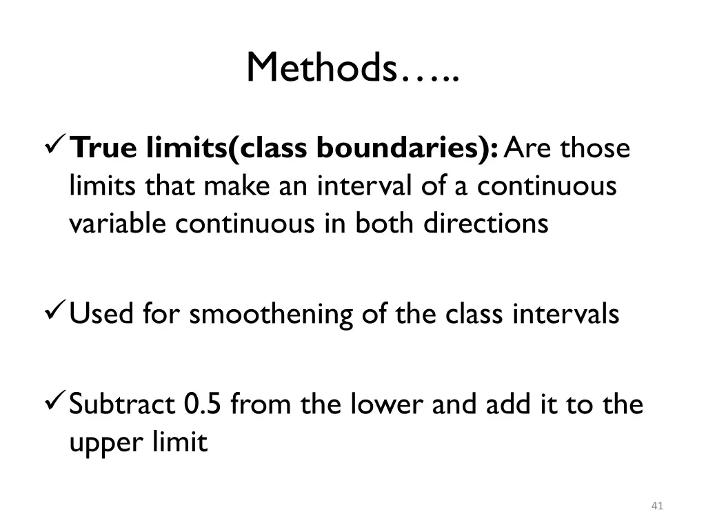 methods 23