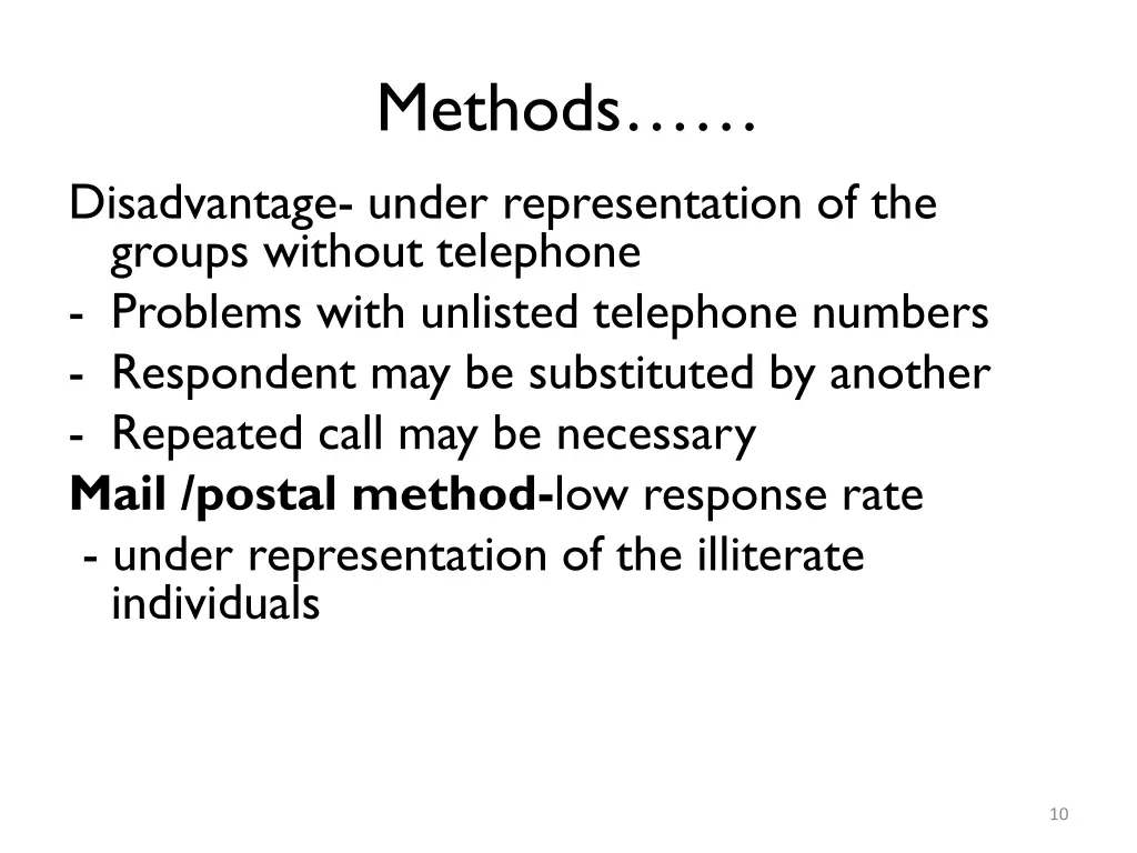 methods 7