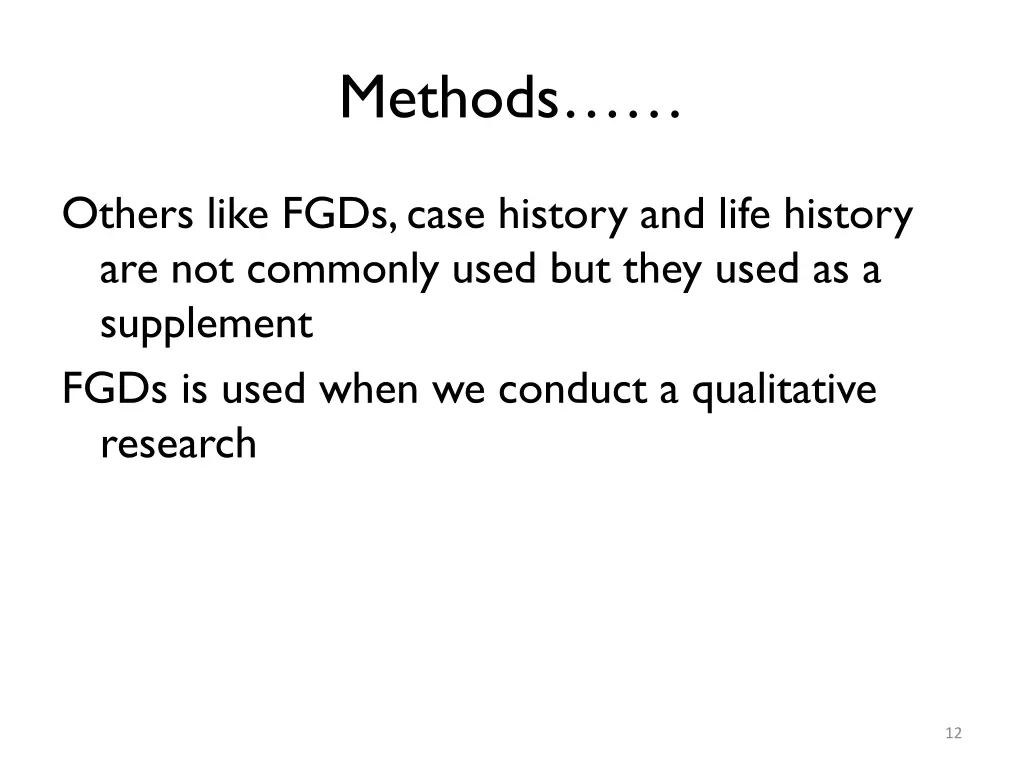 methods 9