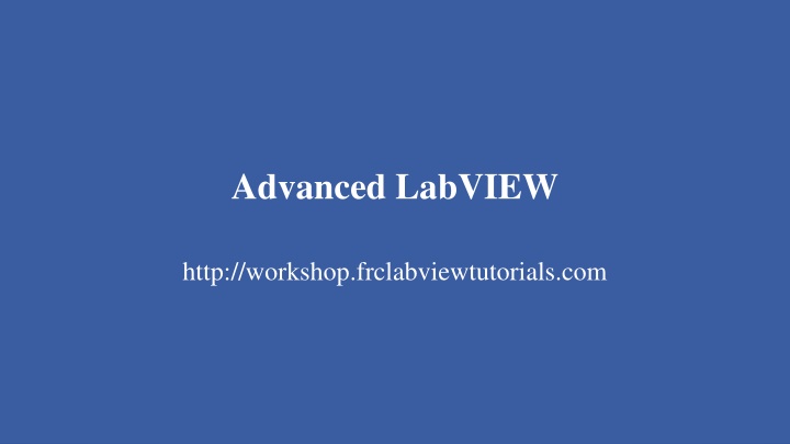 advanced labview