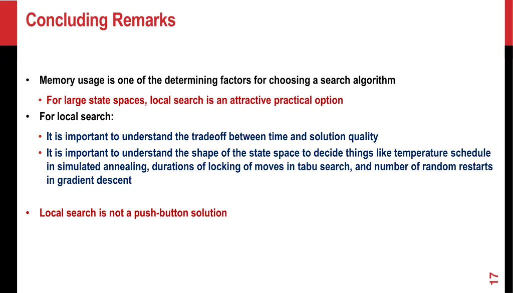 concluding remarks