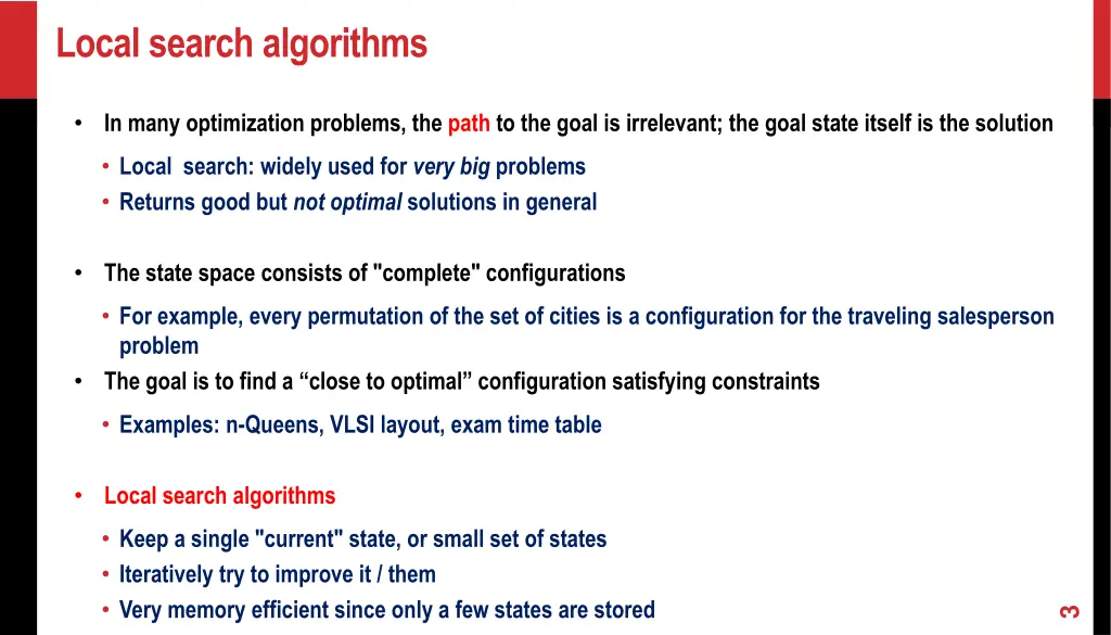 local search algorithms
