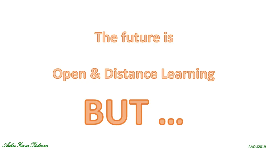 the future is