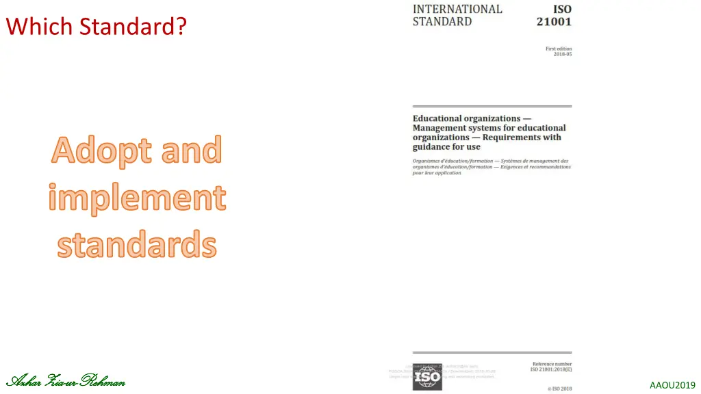 which standard