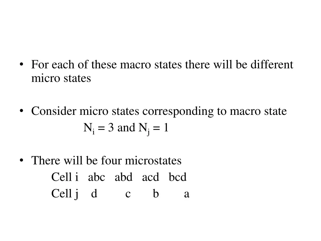 for each of these macro states there will