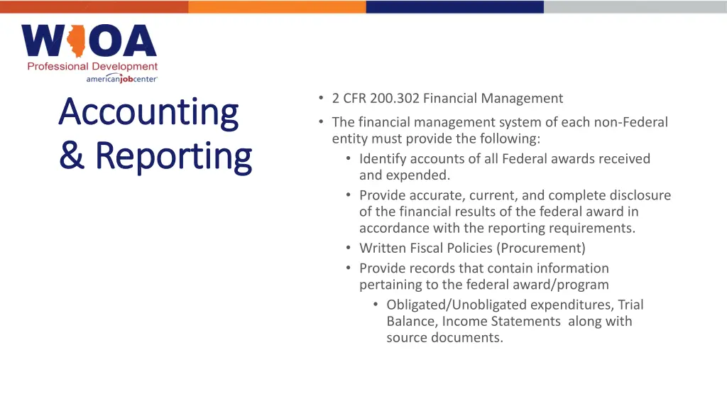 2 cfr 200 302 financial management the financial