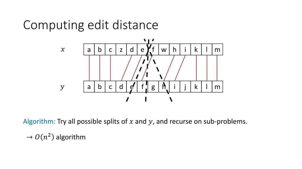computing edit distance 1