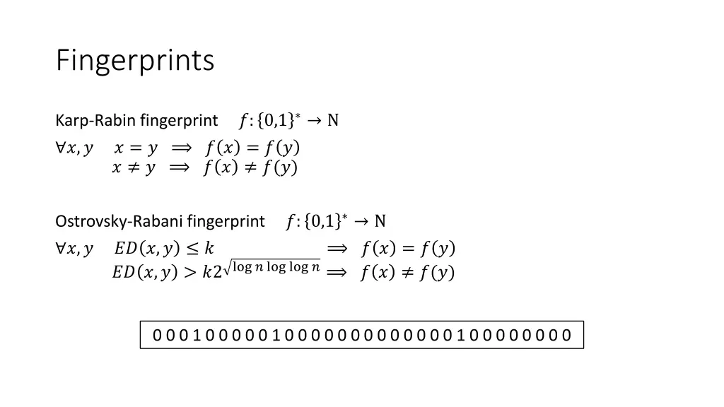 fingerprints