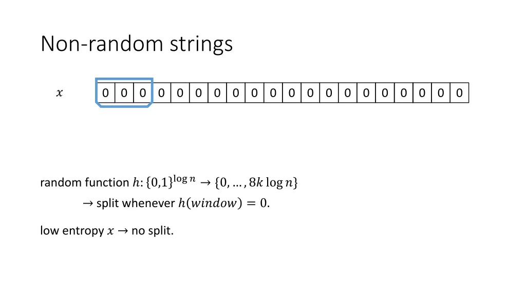 non random strings