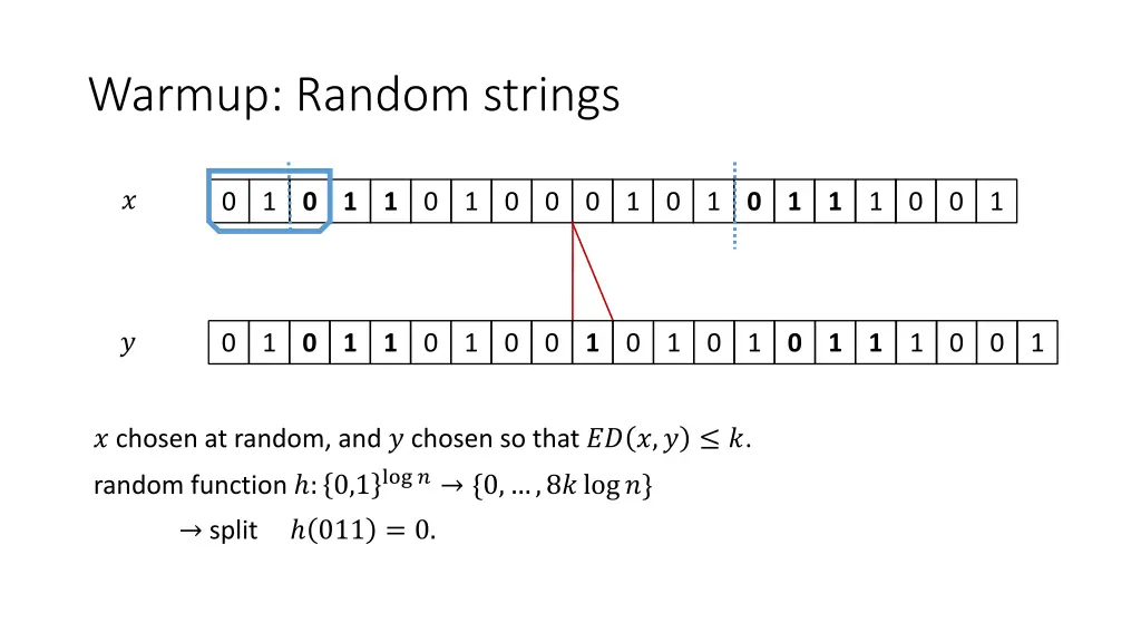 warmup random strings 1