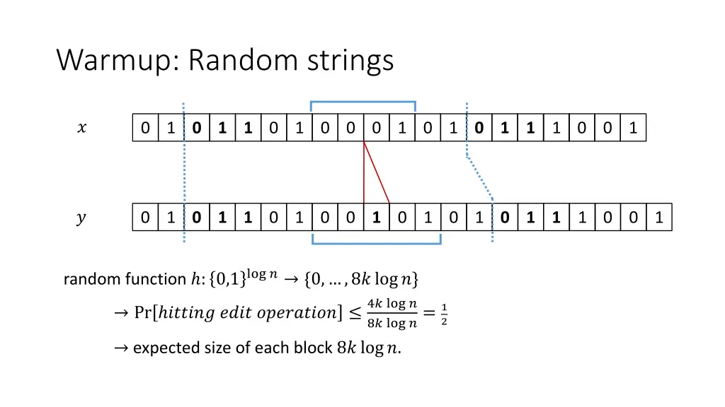 warmup random strings 3