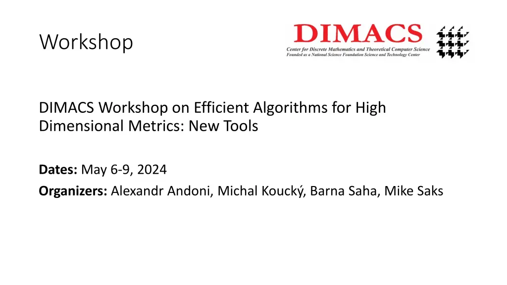 workshop