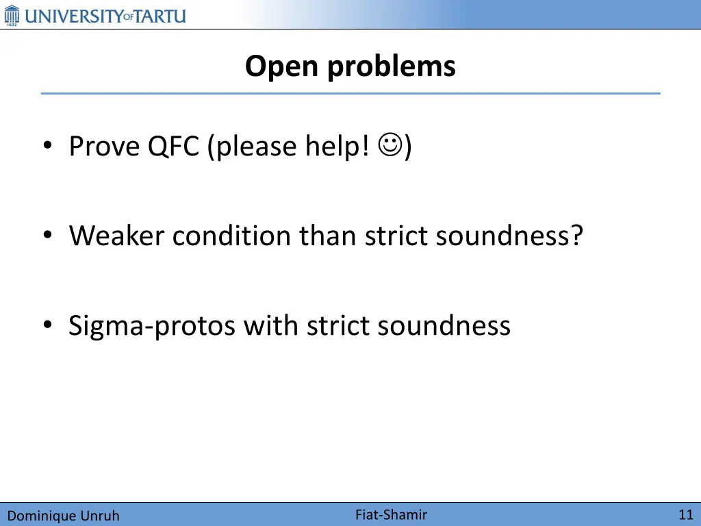 open problems