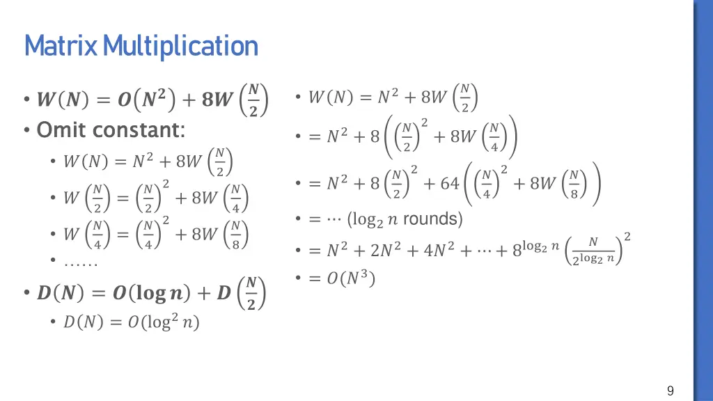 matrix multiplication 2